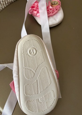 Pembe Fırfırlı Kız Çocuk Bale Ayakkabısı - Görsel 4