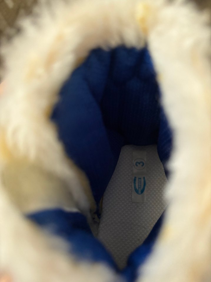 Çiçek Detaylı Mavi Kız Çocuk Sıcak Terlik - Görsel 5