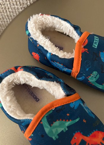 Erkek Bebek Baskılı Mavi Ev Ayakkabısı - Görsel 3