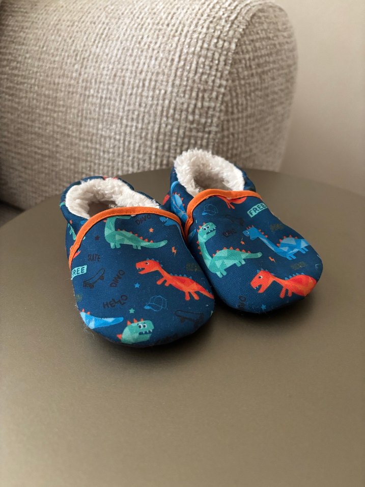 Erkek Bebek Baskılı Mavi Ev Ayakkabısı - Görsel 2