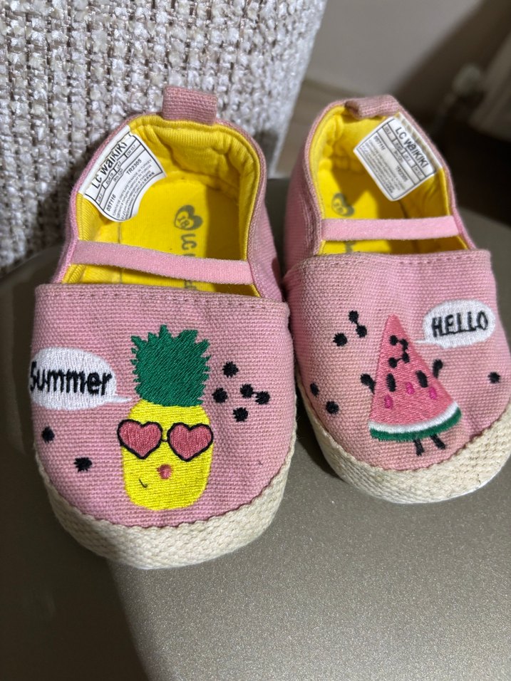 Kız Bebek Pembe İlk Adım Ayakkabısı - Görsel 3