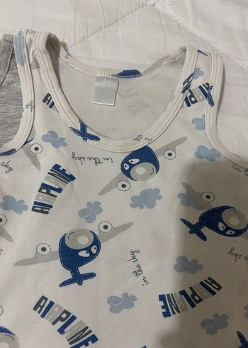 Uzun Kollu Gri Erkek Bebek Body - Görsel 4