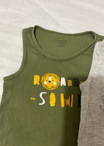 Uzun Kollu Gri Erkek Bebek Body - Görsel 3