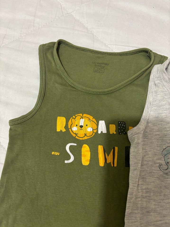 Uzun Kollu Gri Erkek Bebek Body - Görsel 3