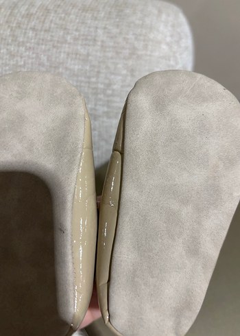 Kız Çocuk Bej Fiyonk Detaylı Babet - Görsel 3