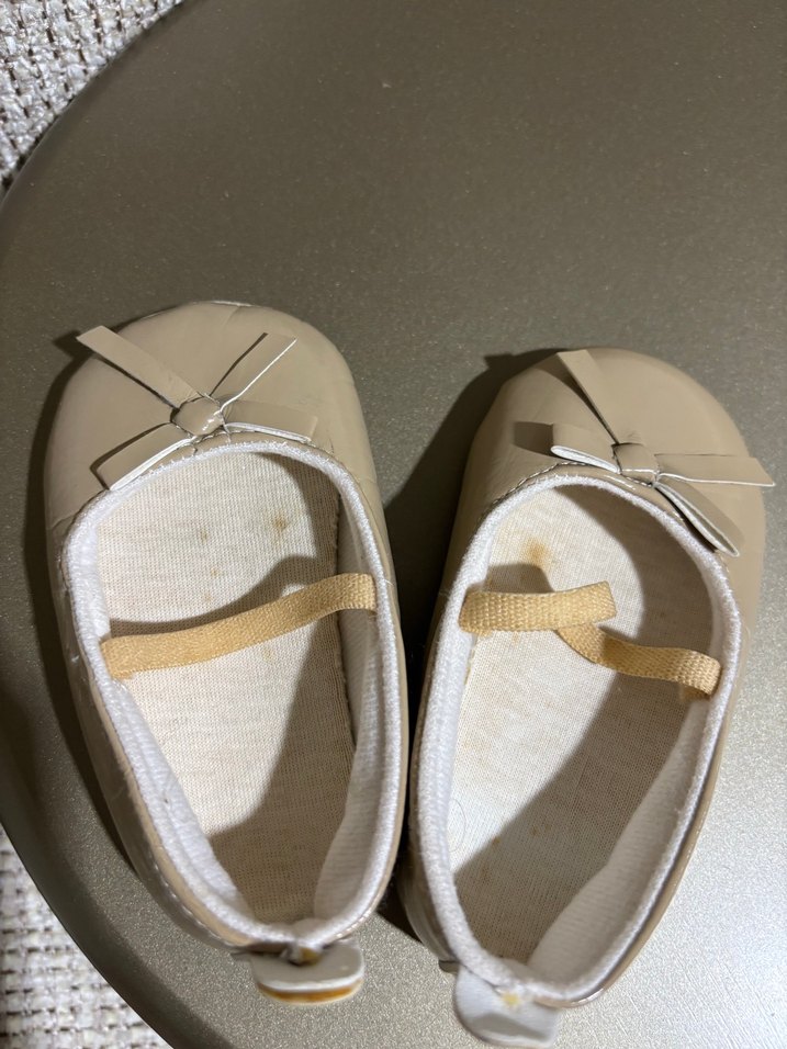 Kız Çocuk Bej Fiyonk Detaylı Babet - Görsel 2