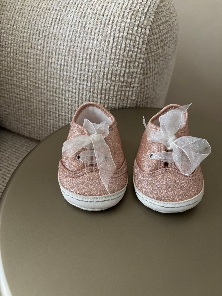 Parlak Pembe İlk Adım Ayakkabısı - Görsel 2