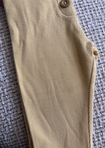 Sarı Düğmeli Kız Çocuk Tayt - Görsel 5