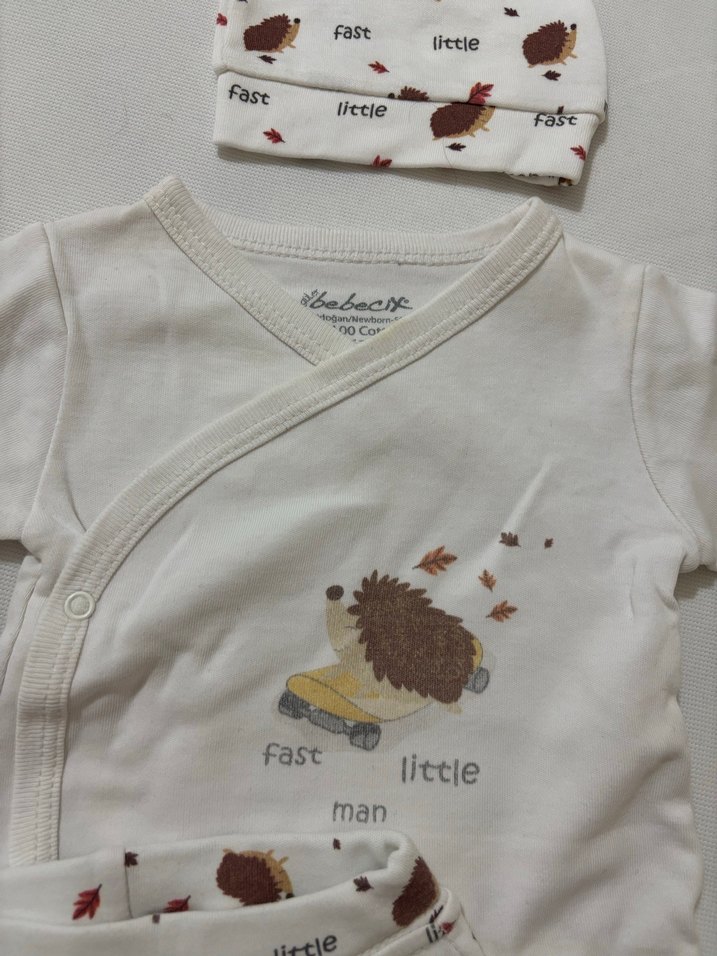 Bebek Erkek Uzun Kollu Pamuklu 3'lü Takım - Görsel 4