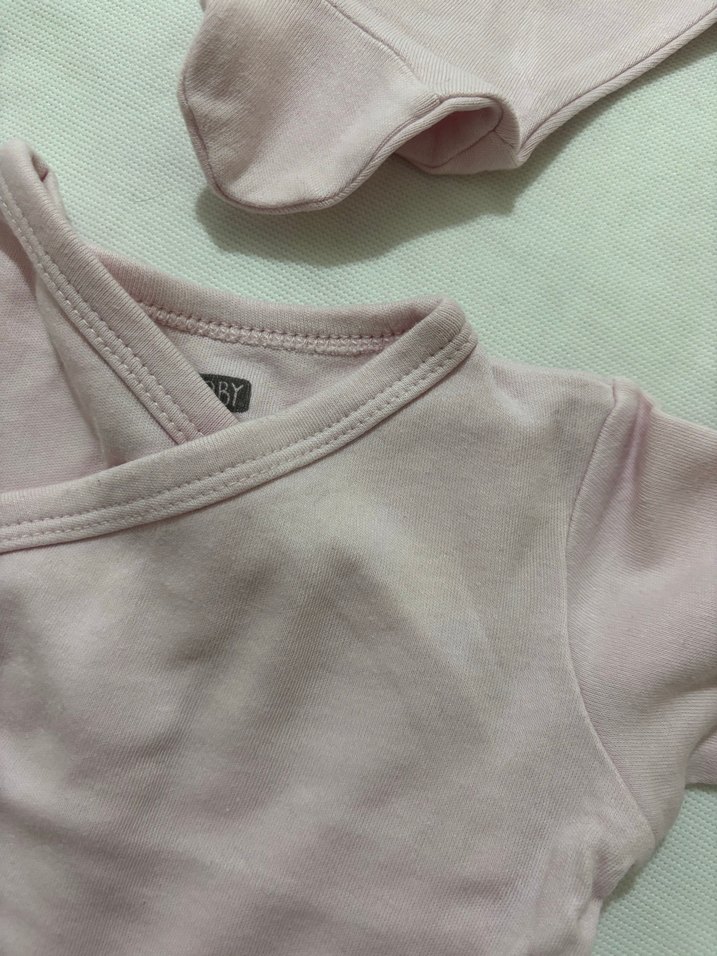 Pembe Bebek Takımı Şapka ve Uzun Kollu - Görsel 4