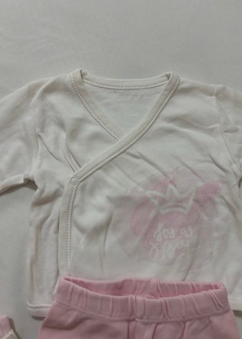 Pembe Bebek Kız Uzun Kollu Takım - Görsel 3