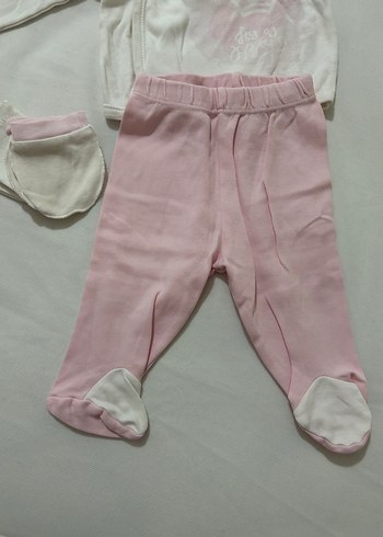 Pembe Bebek Kız Uzun Kollu Takım - Görsel 2