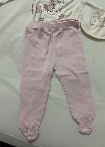 Pembe Uzun Kollu Bebek Kıyafet Takımı - Görsel 2