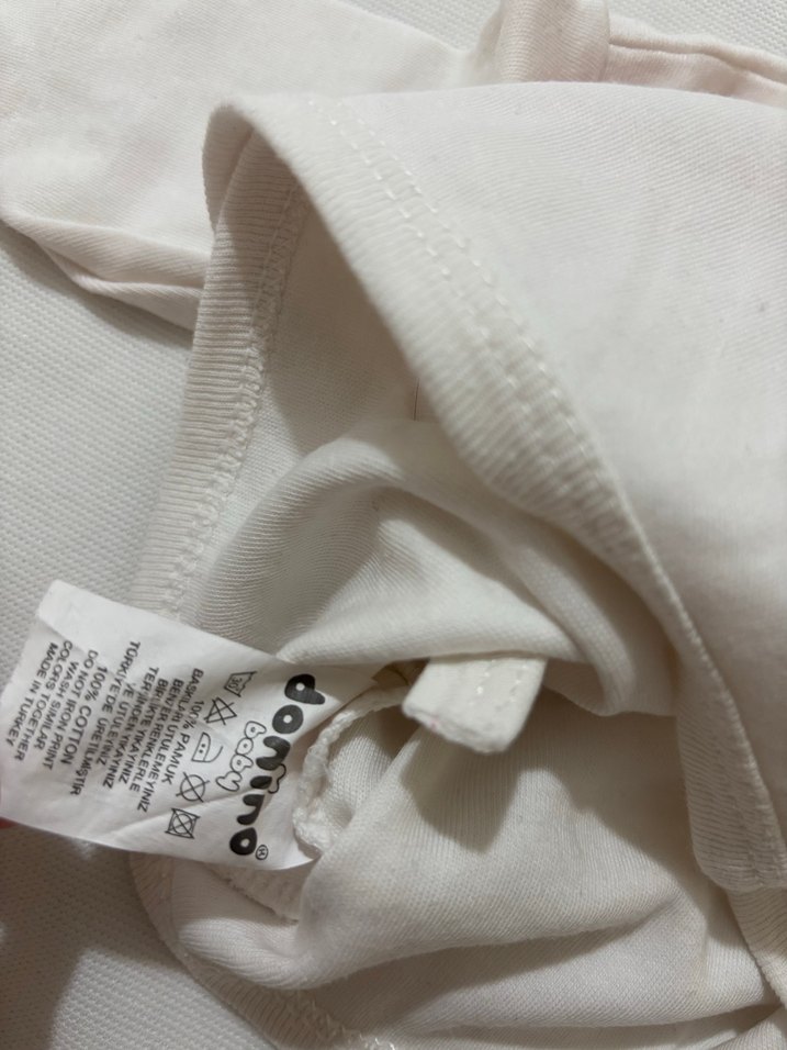 Beyaz Nakışlı Bebek Kız Takımı - Görsel 5