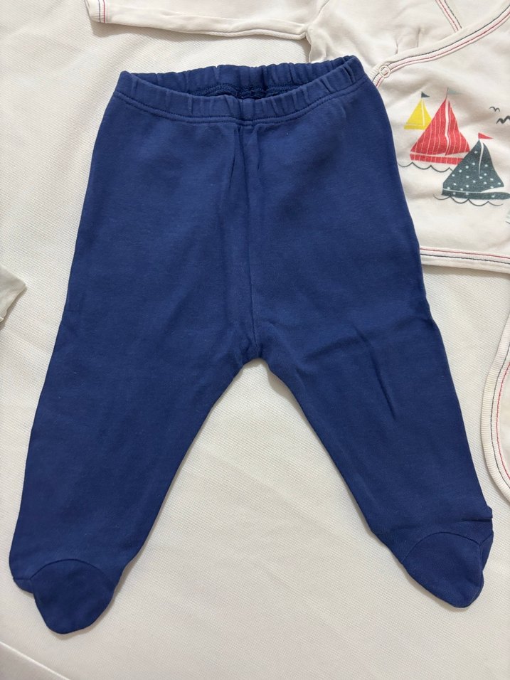 Bebek Erkek Renkli Baskılı 3'lü Takım - Görsel 2