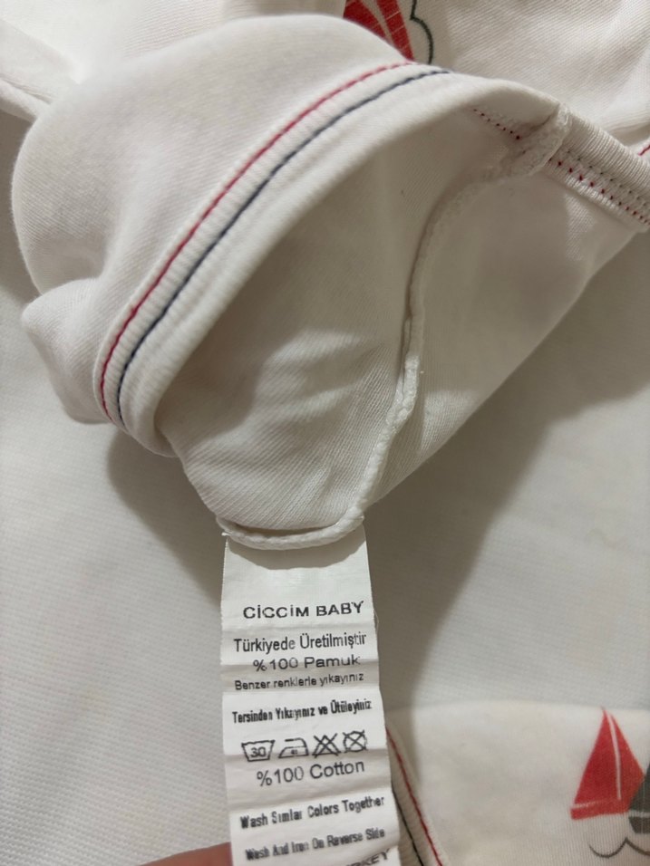 Bebek Erkek Renkli Baskılı 3'lü Takım - Görsel 5