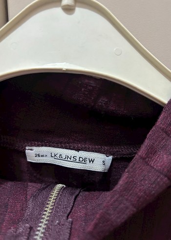 Mor Yarım Fermuarlı Uzun Kollu Kadın Kazak - Görsel 3