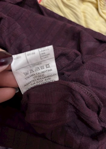 Mor Yarım Fermuarlı Uzun Kollu Kadın Kazak - Görsel 6