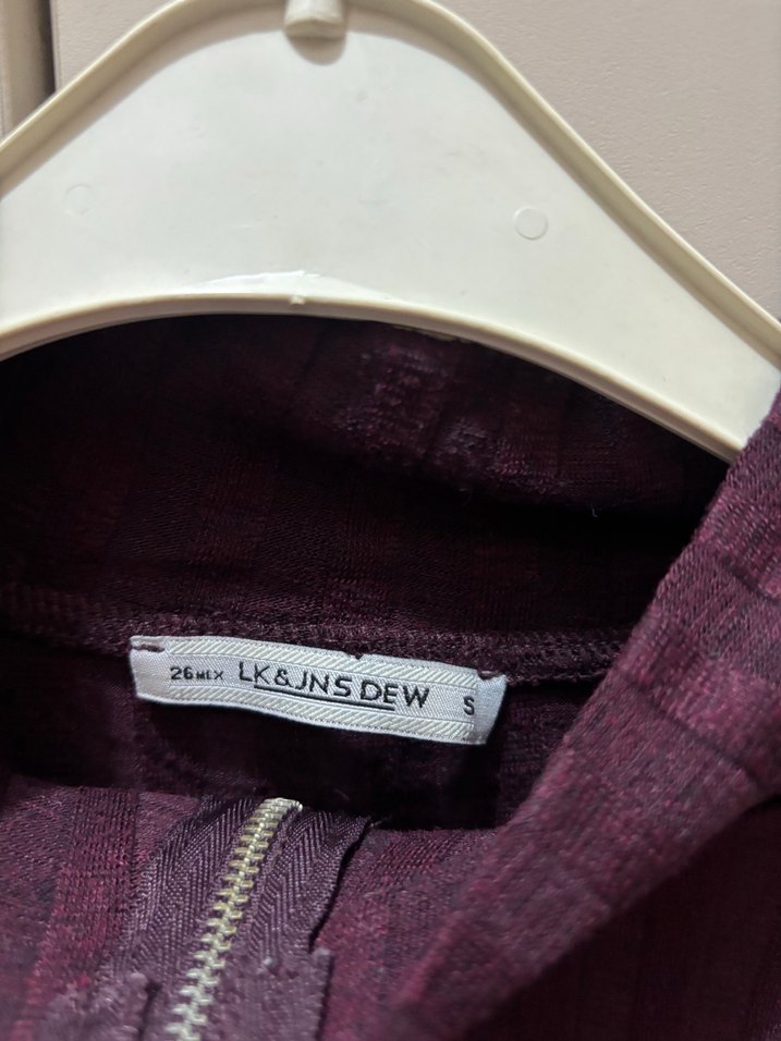 Mor Yarım Fermuarlı Uzun Kollu Kadın Kazak - Görsel 3