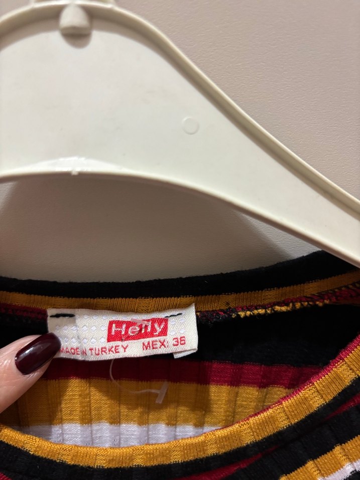 Kadın Çok Renkli Pilili Uzun Kollu Triko - Görsel 3