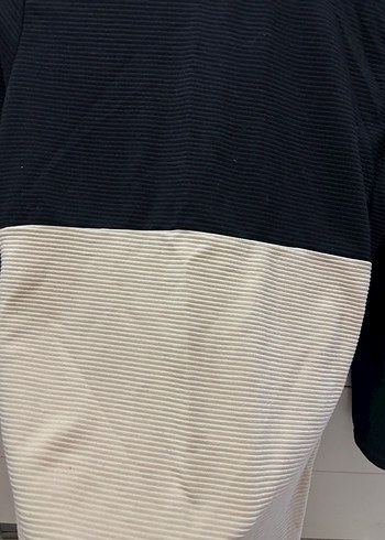 Erkek Siyah Bej Uzun Kollu Triko Sweatshirt - Görsel 3