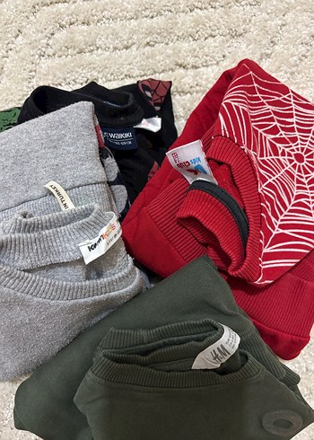 Gri Erkek Sweatshirt, Uzun Kollu, Baskılı - Görsel 7