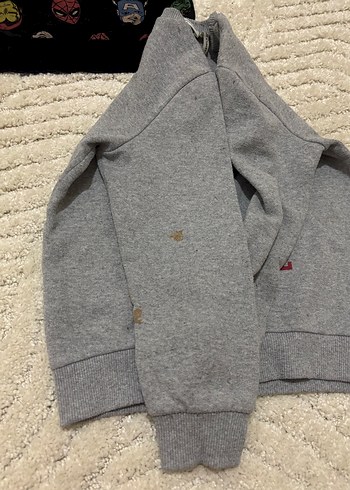 Gri Erkek Sweatshirt, Uzun Kollu, Baskılı - Görsel 5