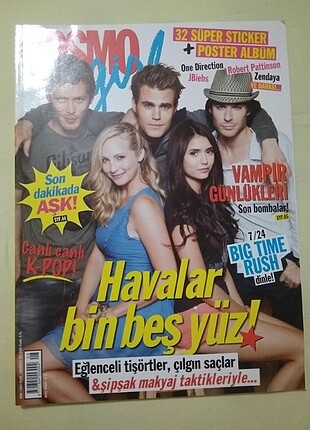 Cosmo Girl Dergi Vampire Diaries - Vampir Günlükleri 
