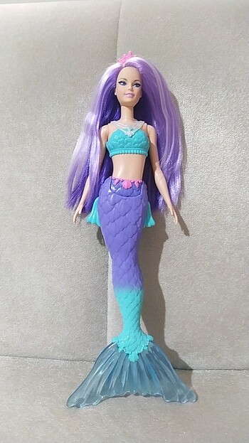 Barbie Dreamtopia Deniz kızı Bebek Mor Saçlı 
