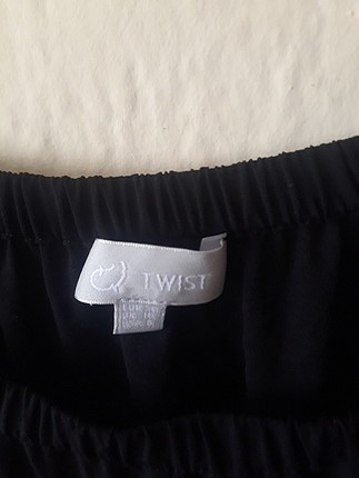 Twist omuzları açık bluz