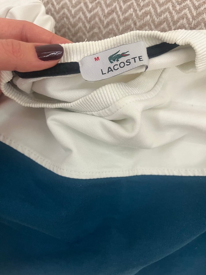 Erkek Beyaz Basic Crew Neck Sweatshirt - Görsel 2