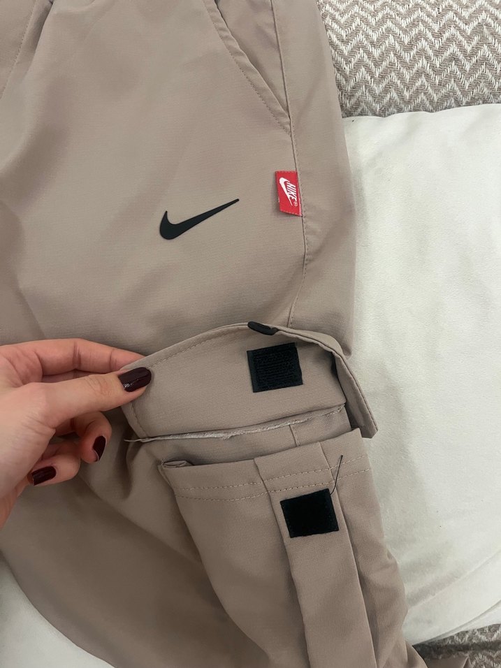 Bej Erkek Kargo Eşofman Altı - Görsel 3