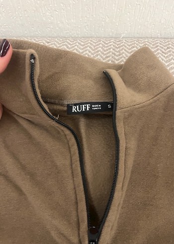 Kahverengi Yumuşak Kumaşlı Boğazlı Sweatshirt - Görsel 2