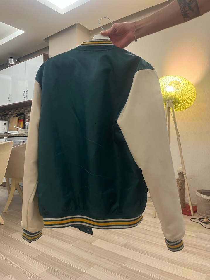 Yeşil Erkek Kolej Ceket - Görsel 5