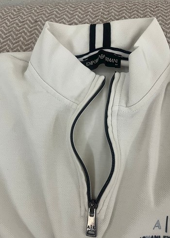 Kadın Beyaz Keten Sweatshirt - Görsel 2