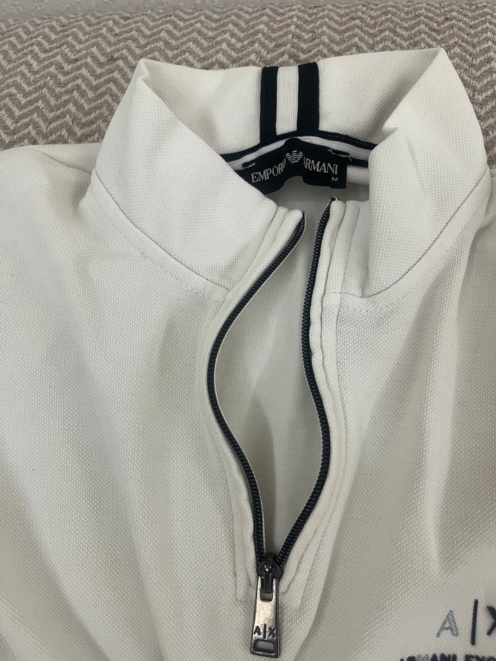 Kadın Beyaz Keten Sweatshirt - Görsel 2