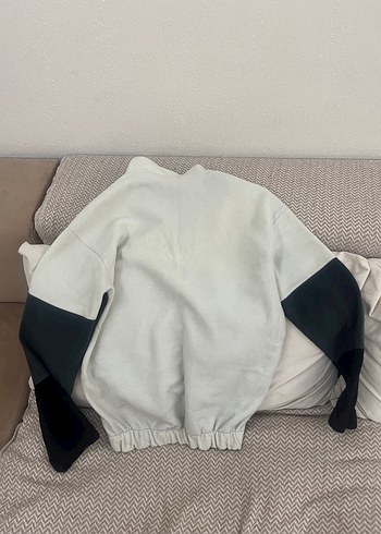 Yakası fermuarlı Gri Erkek Sweatshirt - Görsel 3