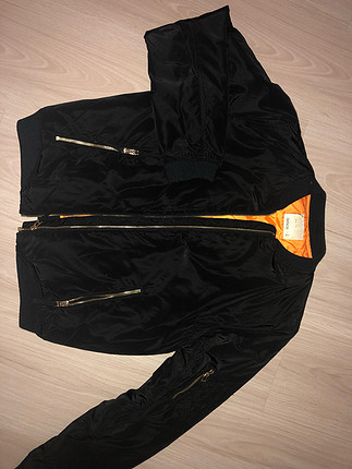 Siyah Bomber Ceket