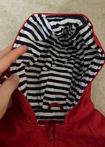 1,5 Yaş Beden Kırmızı Erkek Bebek Fermuarlı Tulum