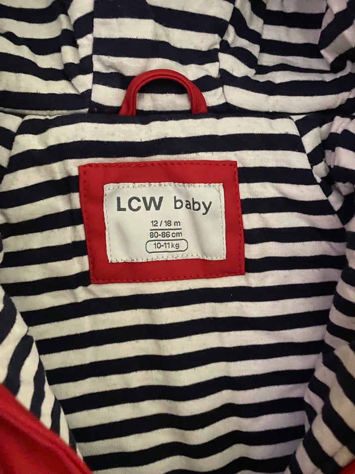 Kırmızı Erkek Bebek Fermuarlı Tulum - Görsel 2