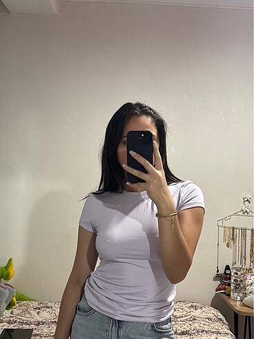 Lila tişört