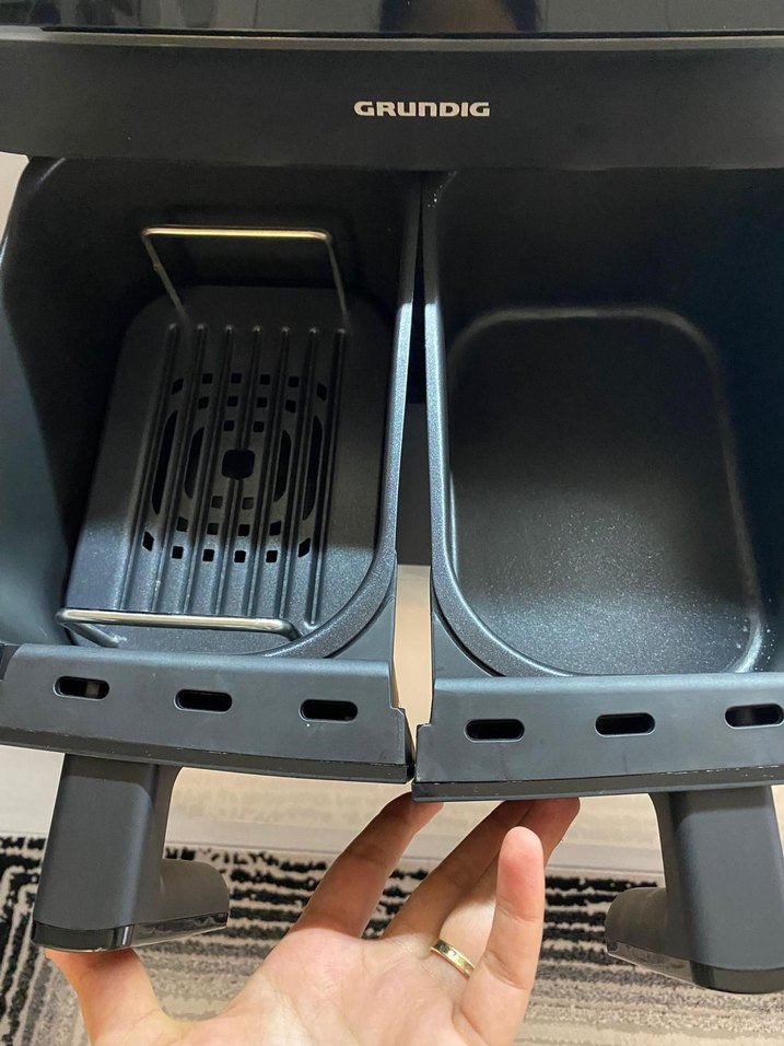 Grundig FR 7284 Airfit Twin Çiftli Airfryer 8.5 It Yağsız Fritöz - Görsel 2