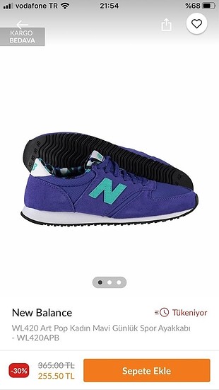 New balance etiketli