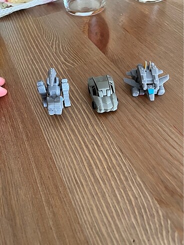  Üç Adet Mini Transformers Figür
