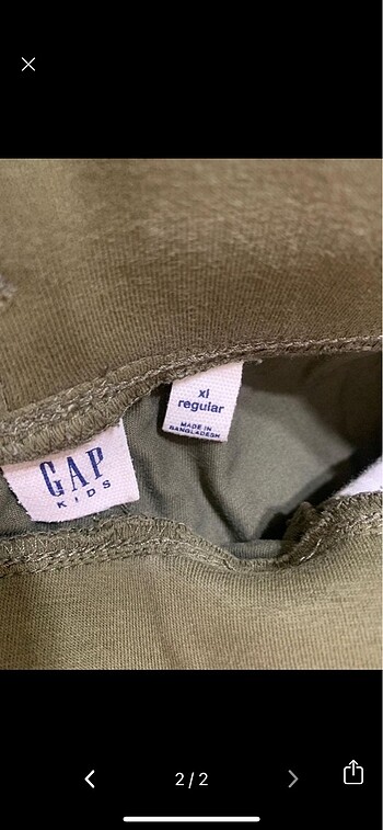 Gap Gab orijinal kapri