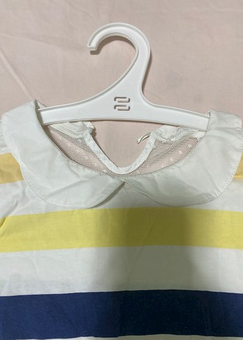 Bayan Çok Renkli Piliseli Kısa Kollu Tişört - Görsel 2