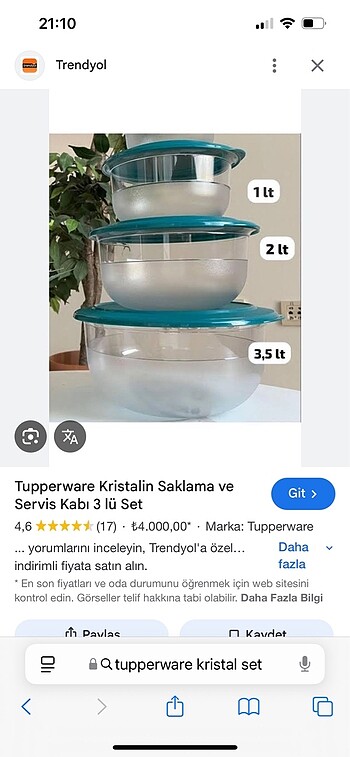 Kristal set