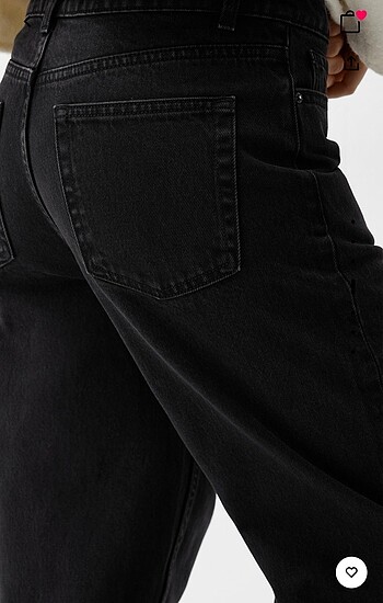 Bershka Straight fit geniş paça jean