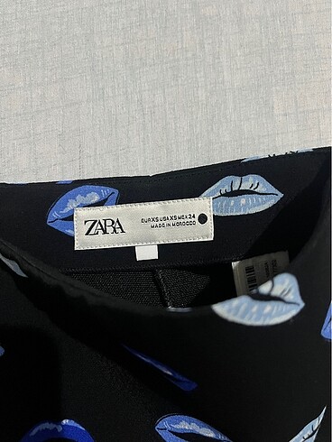 Zara Öpücük desenli etek