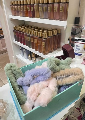 Renkli Peluş toka - Görsel 3